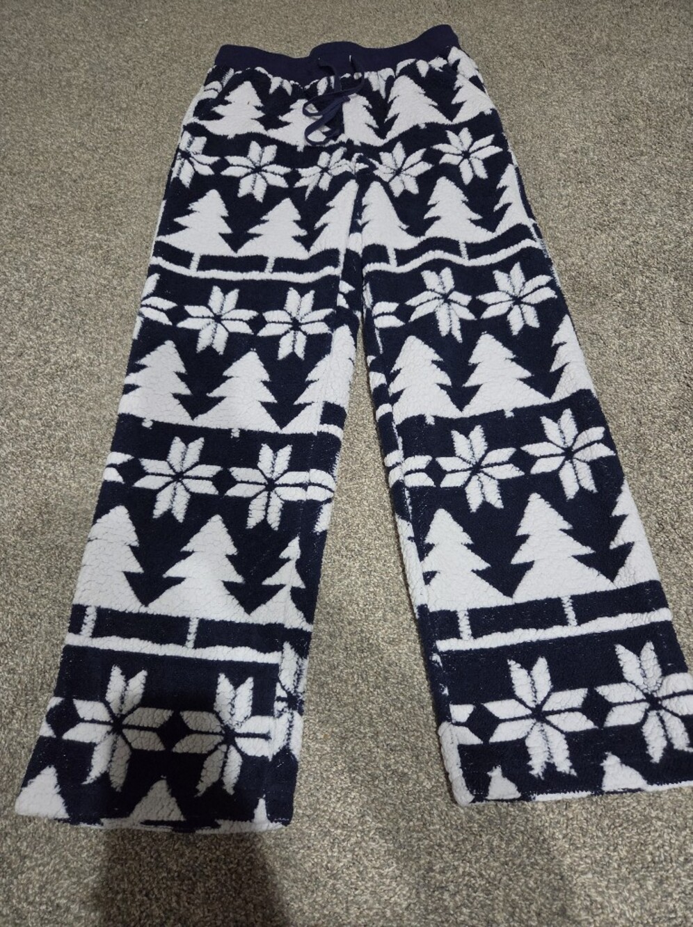 Vera Bradley Cozy Navy & White Patterned Women’s Pajama Pants Size Small